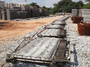Besraya Eastern Extension – Precast Half Slab Works